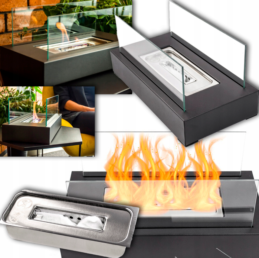 štýlový voľne stojaci biokrb